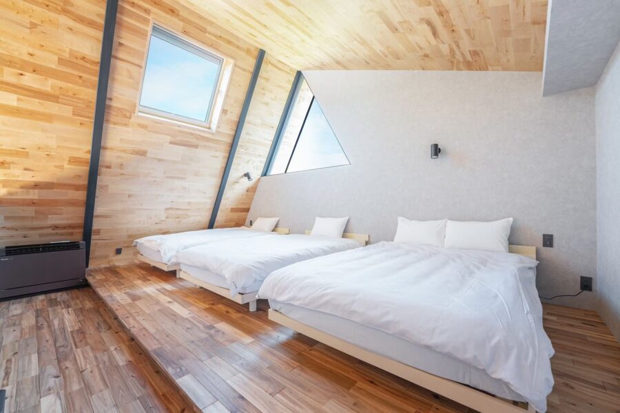 A-frame 箱根強羅の寝室