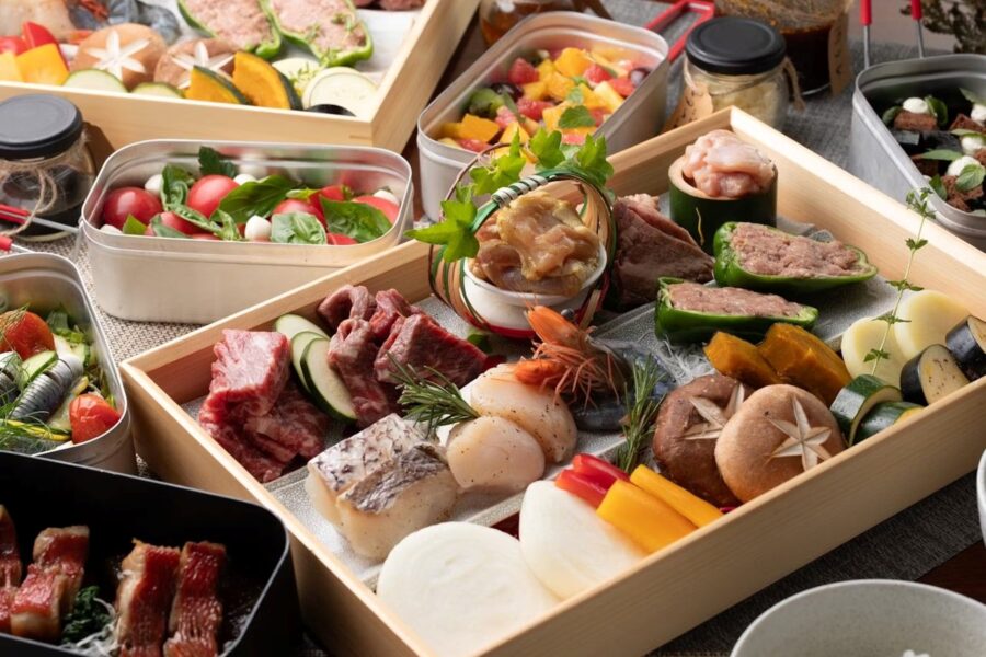 GLAMPETIT HORIZONの食事例