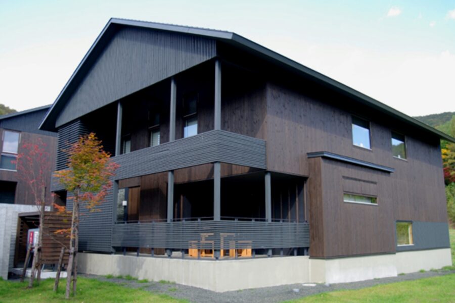 ニセコひらふ泉郷レンタルコテージの外観