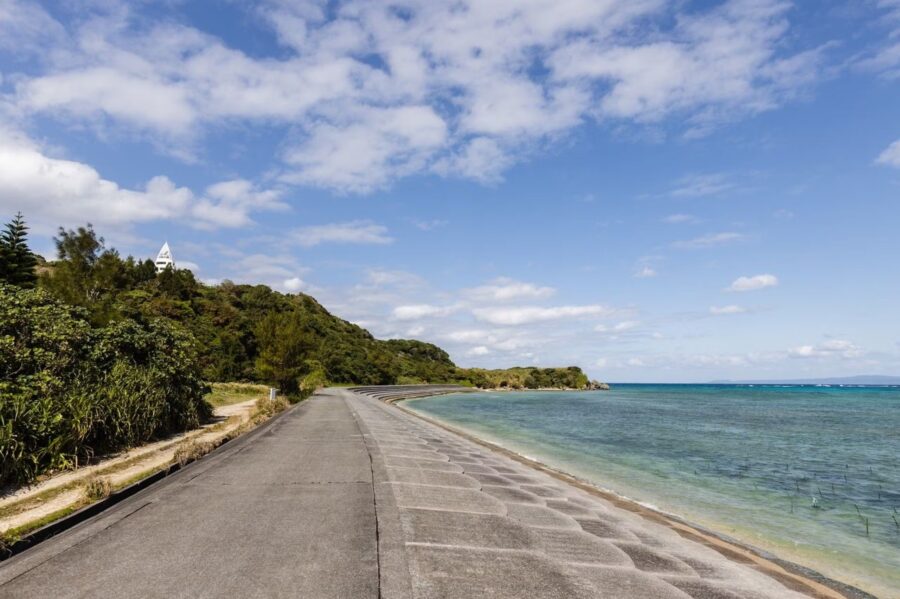 Kouri beach side villa “YUMANDI”近くのビーチ