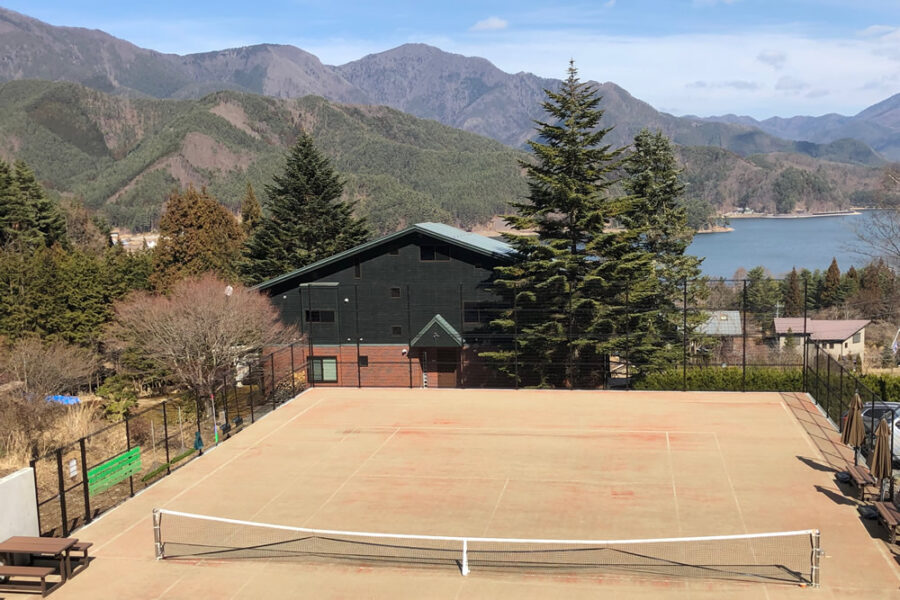 Villa Blue 富士河口湖のテニスコート