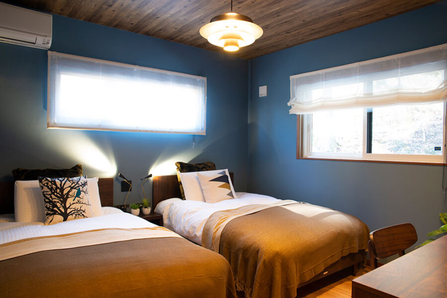 Villa Blue 富士河口湖の寝室