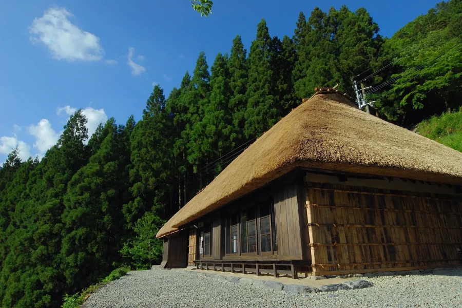 桃源郷祖谷の山里の外観