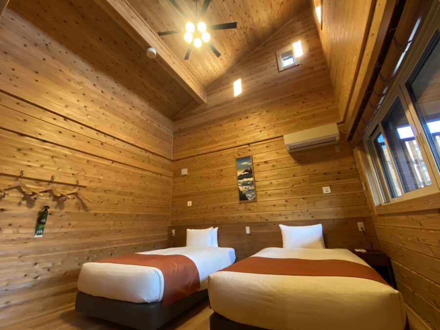 富士山リゾートログハウス ふようの宿の寝室