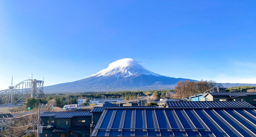 富士グランヴィラ-TOKI-から見る富士山の景色