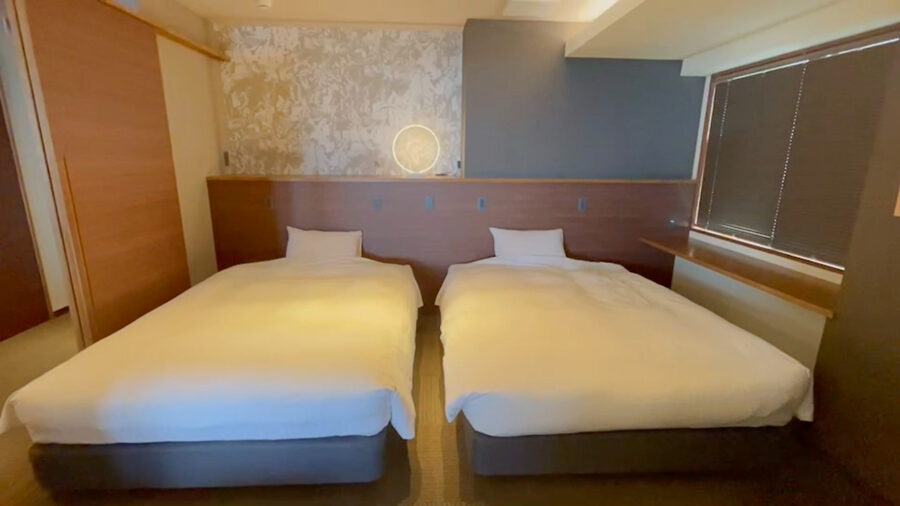 大山参道ホテル 頂のベッドルーム