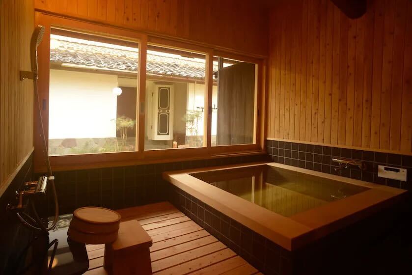 CASA MIYAMA（カーサ美山）のヒバ・ヒノキ風呂