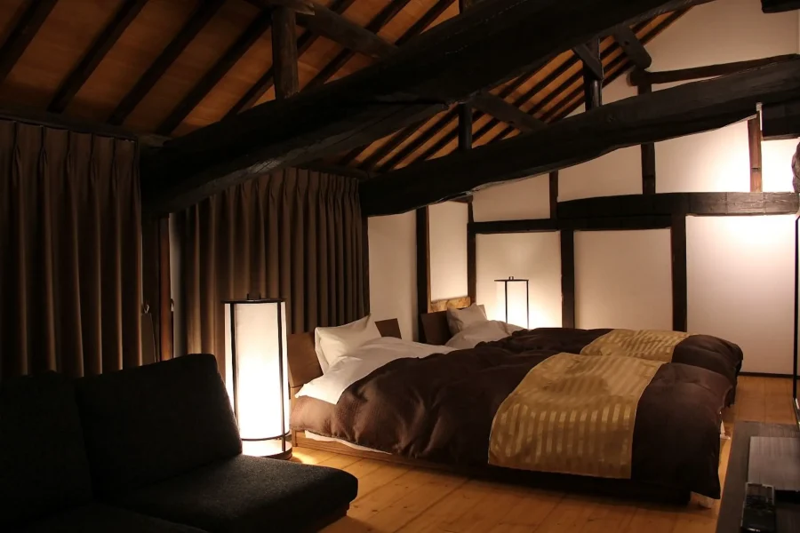宇多津 古街の家の寝室