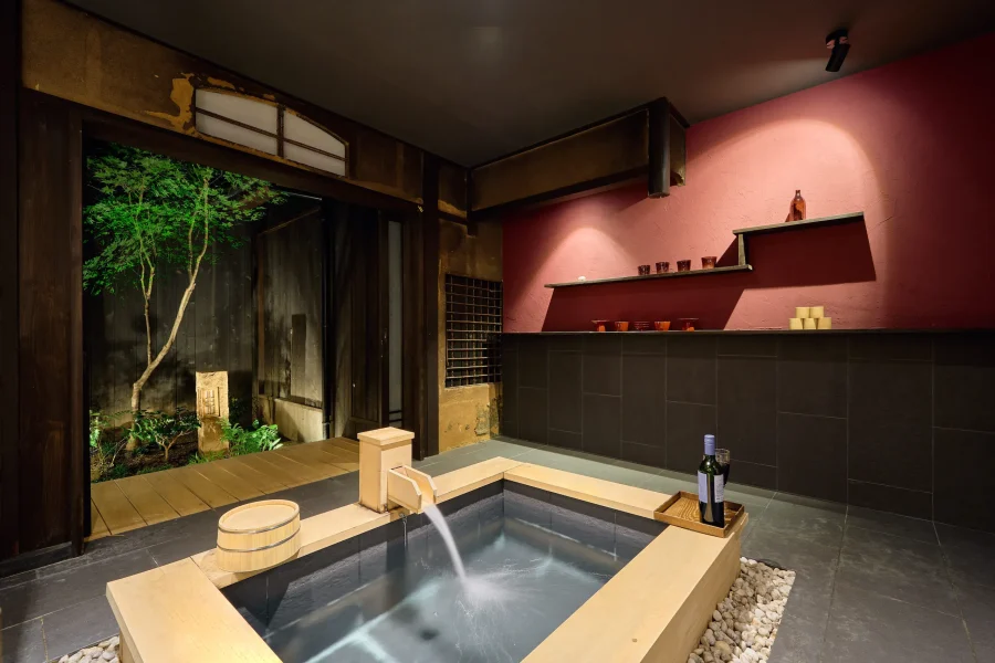Kyoto Machiya 銭屋町（朱）の内湯