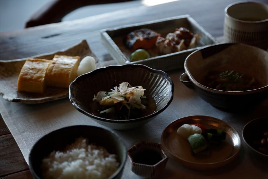 福田屋の食事例