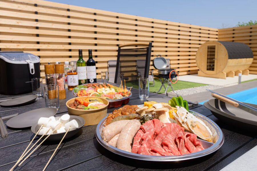 HITOSEでのBBQ例