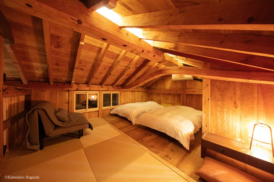 NIPPONIA楢山集落の寝室