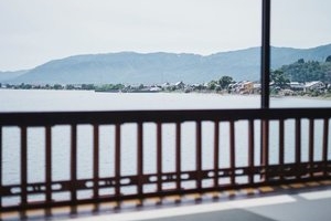 奥琵琶湖 四季亭からの景色