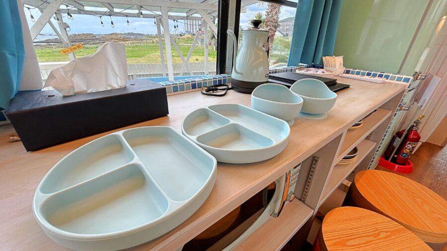 Hotel Ocean BUS Shirahamaのキッチン設備