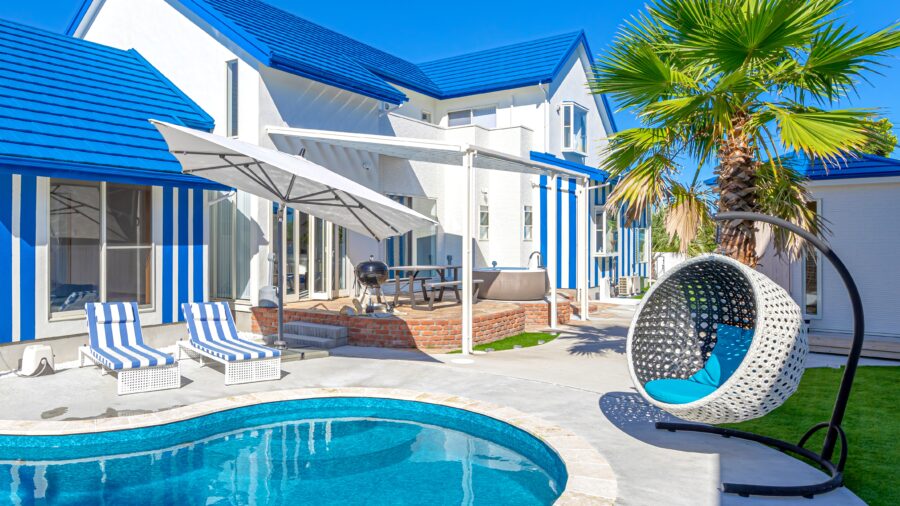 THE BLUE POINT seaside villaの屋外設備