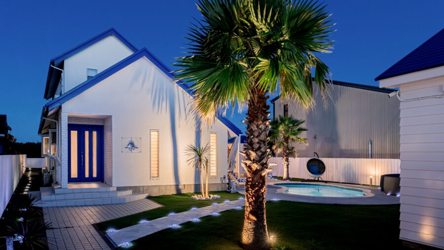 THE BLUE POINT seaside villaの外観
