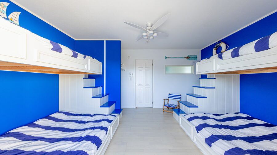 THE BLUE POINT seaside villaの寝室