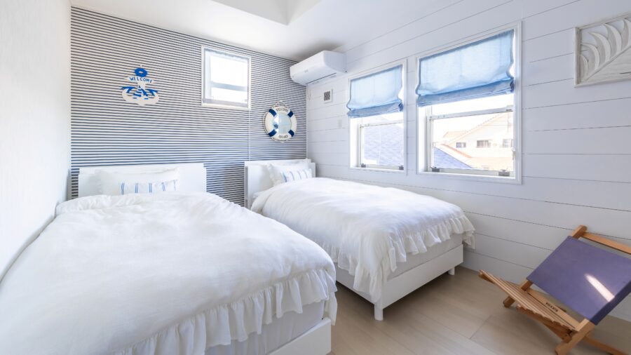 THE BLUE POINT seaside villaの寝室