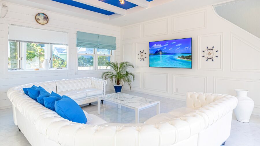 THE BLUE POINT seaside villaのリビング