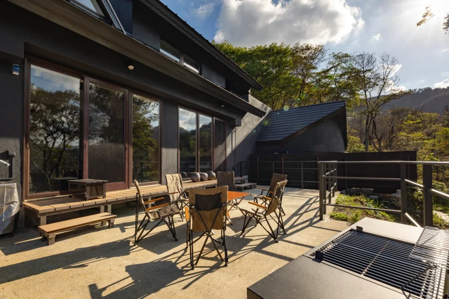abode villa GORA 八代別邸のテラス