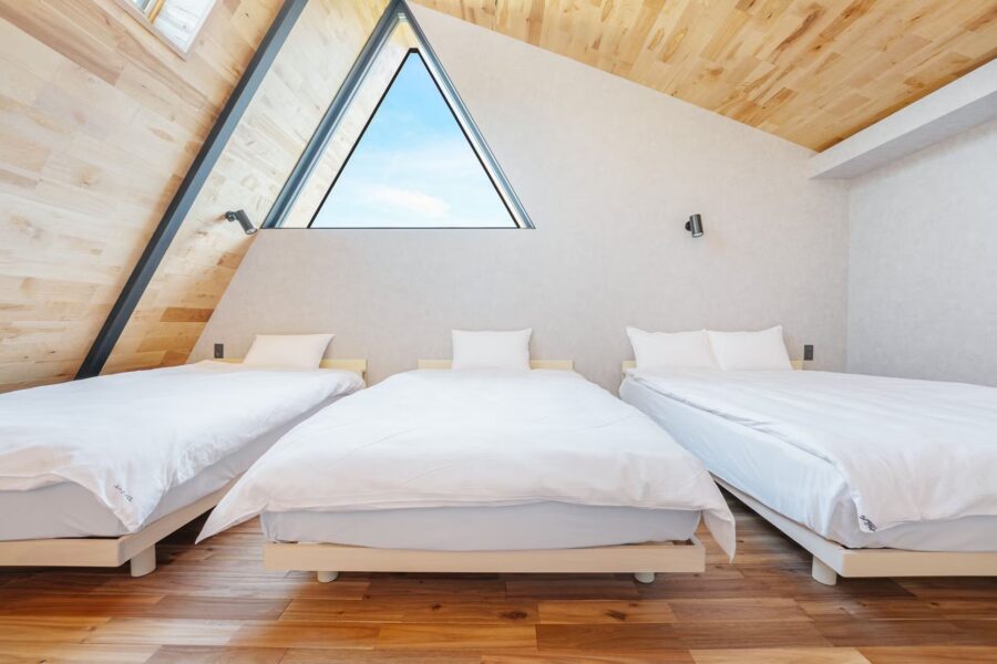 A-frame 箱根強羅の寝室