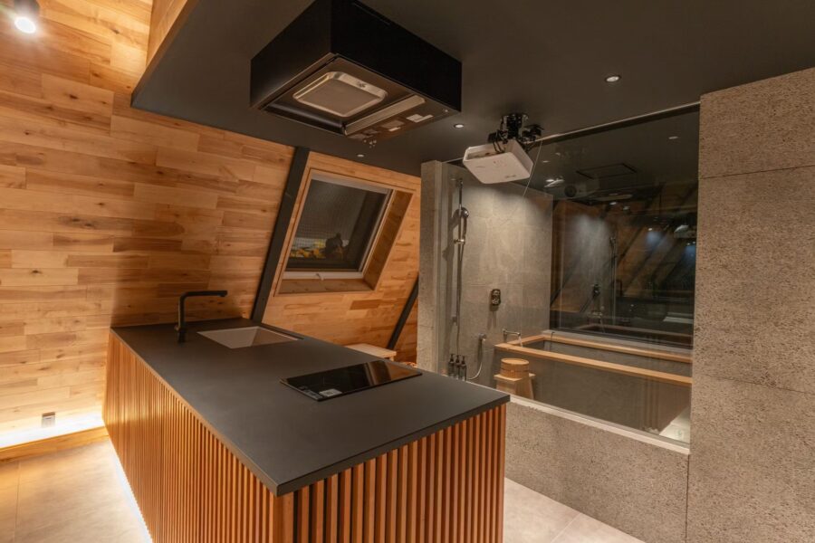 A-frame 箱根強羅のキッチン