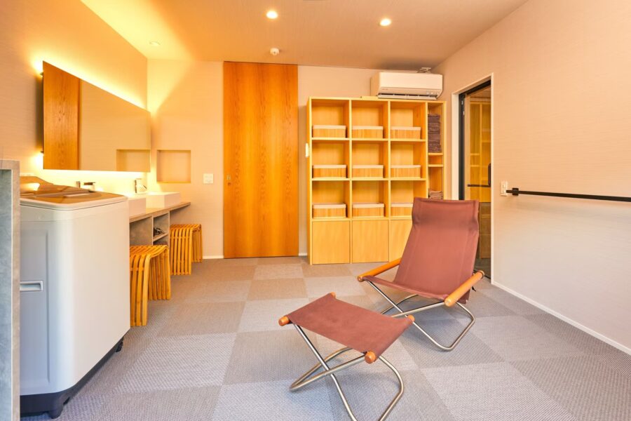 Sauna Villa ITADORIの洗面所