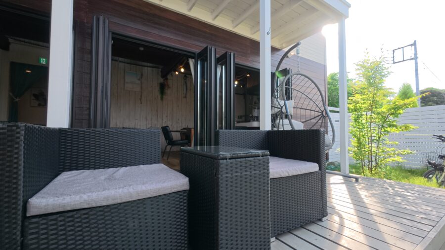 Sumera Resort Minatoのテラス