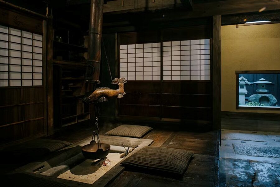 福田屋の囲炉裏