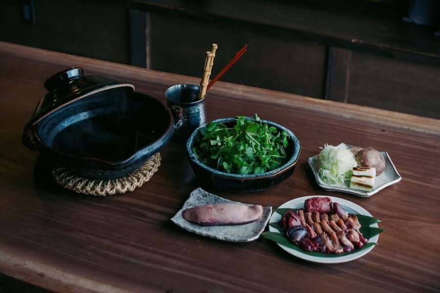 福田屋の食事例