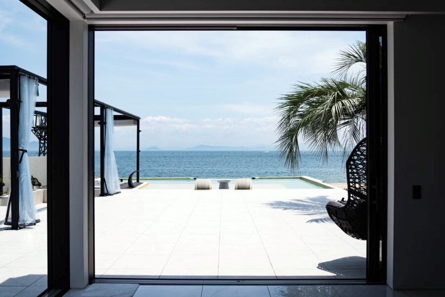 PLATINUM RESORTのテラス